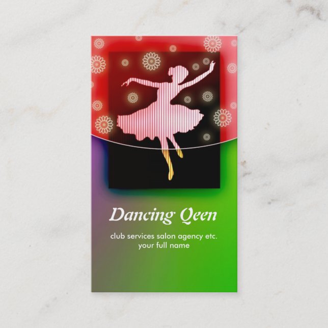 dance business card (Front)