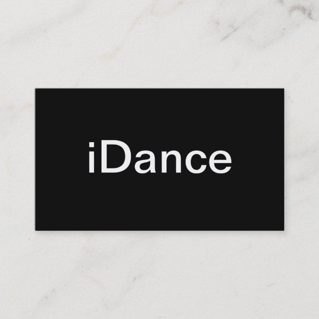 Dance Business Card (Front)