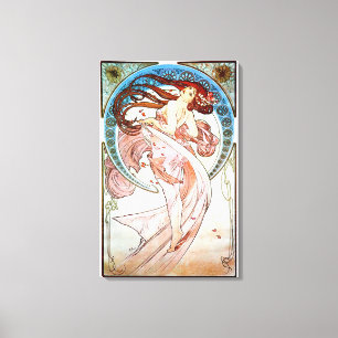 Dance by Alphonse Mucha Canvas Print