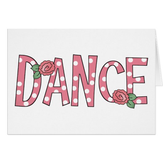 Dance Cards (Front Horizontal)