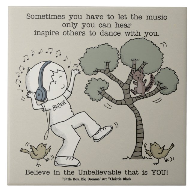 Dance Ceramic Tile (Front)