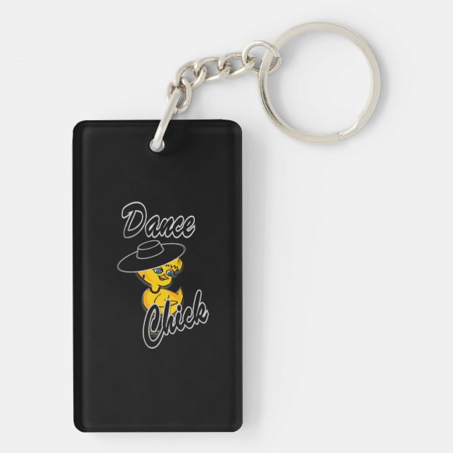 Dance Chick #4 Keychain (Back)