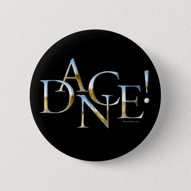 Dance! (Chrome) Button (Front)