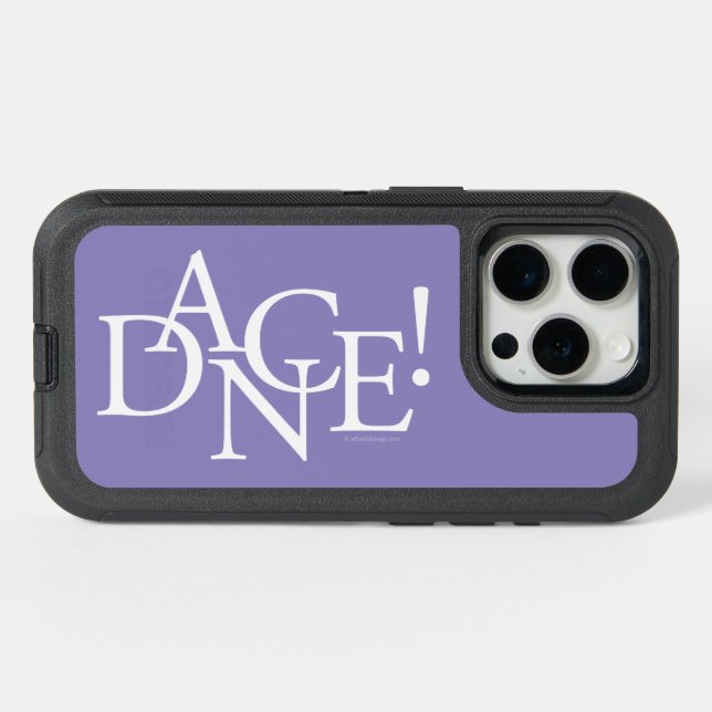 Dance! (Chrome) iPhone 15 Pro Case (Back Horizontal)