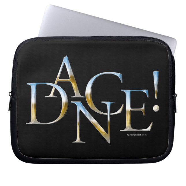 Dance! (Chrome) Laptop Sleeve (Front)