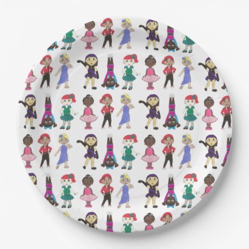 Dance Class Ballet Tap Jazz Lyrical Acro Dancers Paper Plates