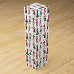 Dance Class Ballet Tap Jazz Lyrical Acro Dancers Wine Box<br><div class="desc">Original hand-illustrated marker and pen-and-ink "dance class" design features a row of cute cartoon dancers. Dance styles shown include jazz, acro, tap, ballet, hip hop, and lyrical. Perfect for your favorite dancer, studio, teacher, or dance themed birthday party. This illustration is also available on other products. Don't see what you're...</div>
