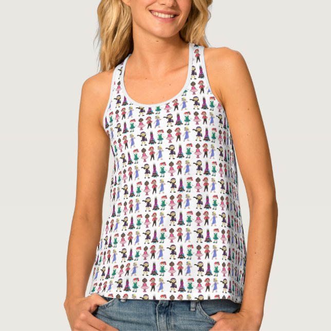 Dance Class Ballet Tap Jazz Studio Acro Dancers Tank Top (Front)