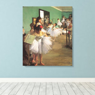 Dance Class by Degas, Vintage Impressionism Ballet Canvas Print