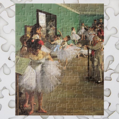 Dance Class by Degas Vintage Impressionism Ballet Jigsaw Puzzle
