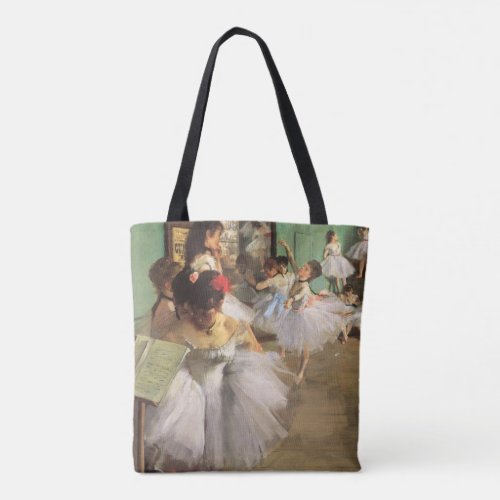 Dance Class by Degas Vintage Impressionism Ballet Tote Bag