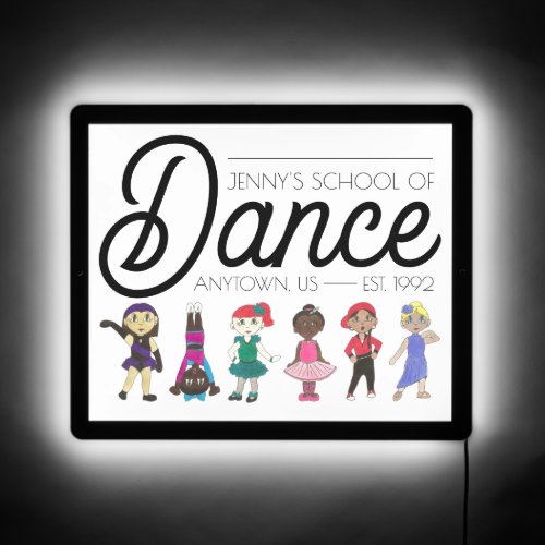 Dance Class Dancing Ballet Tap Jazz Lyrical Acro LED Sign
