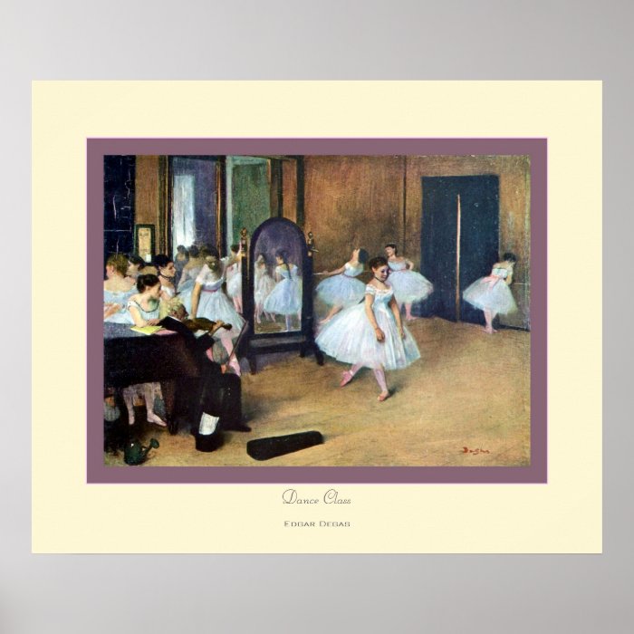 Dance Class~ Edgar Degas Print