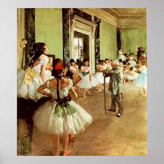 Dance Class Framed Print (Front)