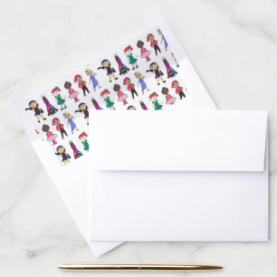 Dance Class Recital Ballet Tap Jazz Lyrical Acro Envelope Liner
