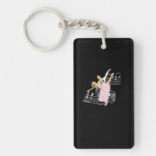 Dance Classic Ballroom Dancing Keychain