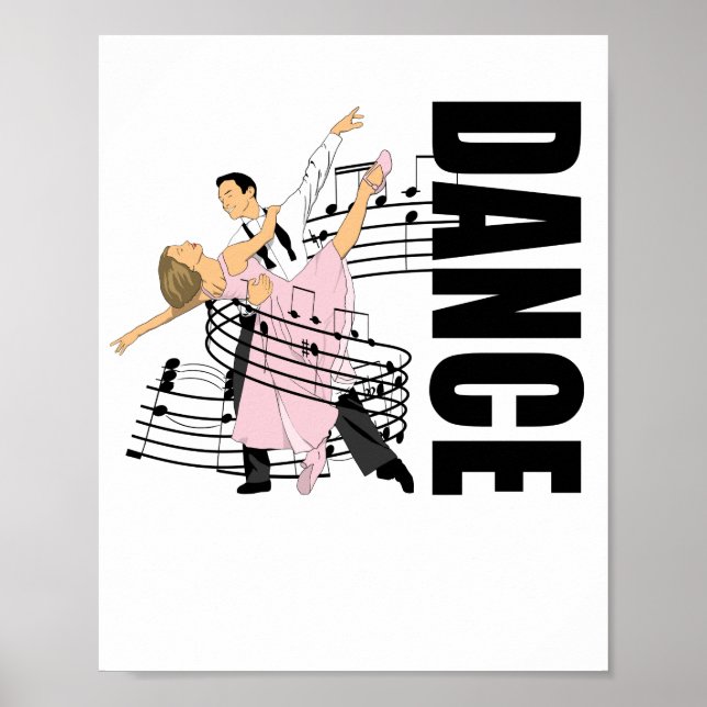 Dance Classic Ballroom Dancing Poster (Front)