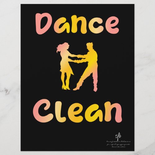 Dance Clean Cava Rosa Flyer