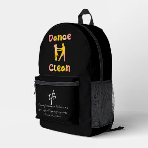 Dance Clean Cava Rosa Printed Backpack