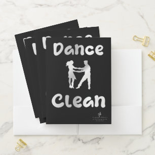 Dance Clean Mexican Silver Pocket Folder