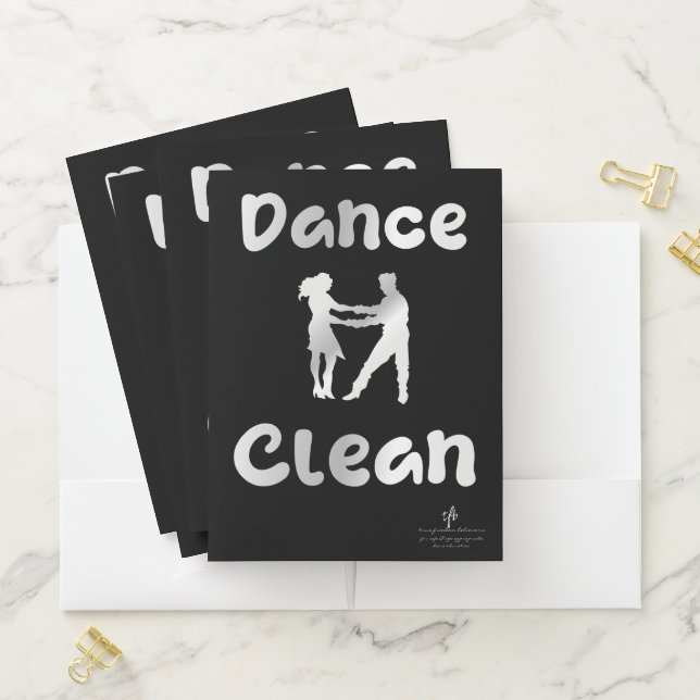 Dance Clean Mexican Silver Pocket Folder (In Situ)