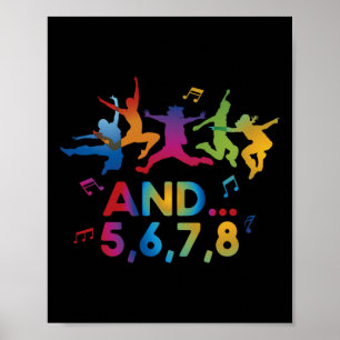 Dance Coach Dancer Dancing Dance Teacher Instructo Poster