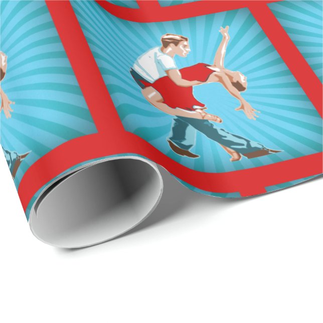 Dance Couple  Gift Wrapping paper (Roll Corner)
