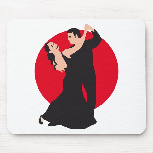 Dance couple mouse pad (Front)