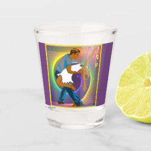 Dance Couple Salsa Shot Glass