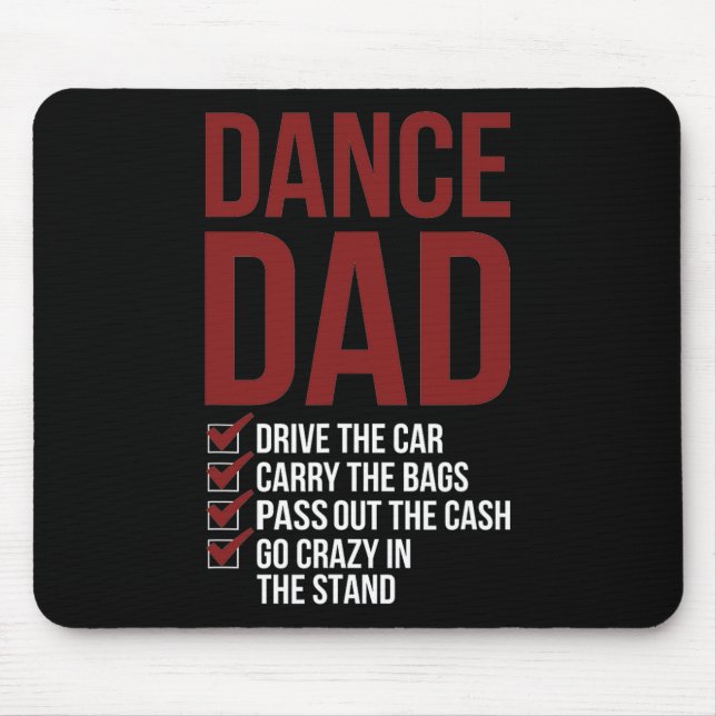 Dance Cousin Leopard Dancing Mom Life Girls Women  Mouse Pad (Front)