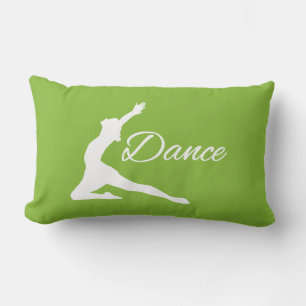DANCE custom color throw pillow