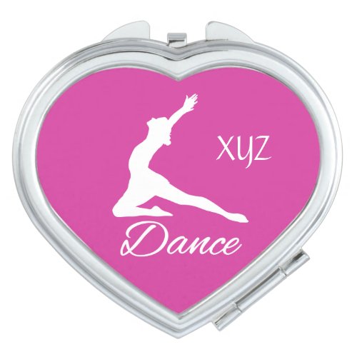 DANCE custom monogram  color pocket mirror