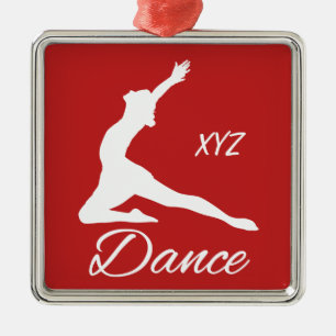 DANCE custom monogram & colour ornament