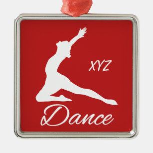 DANCE custom monogram & colour ornament