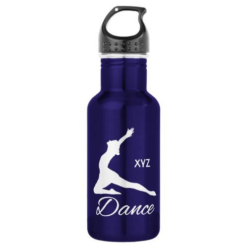 DANCE custom monogram Stainless Steel Water Bottle