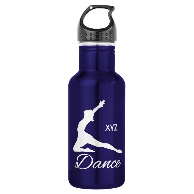 DANCE custom monogram Stainless Steel Water Bottle (Front)