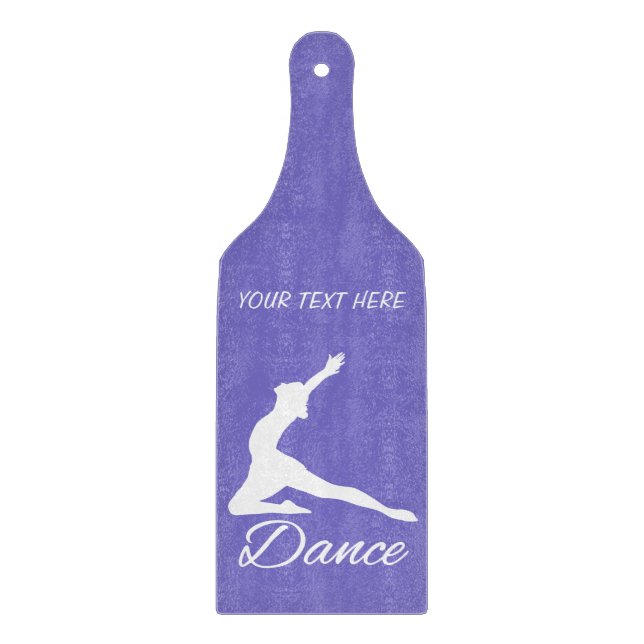 DANCE custom text & color cutting board (Front)