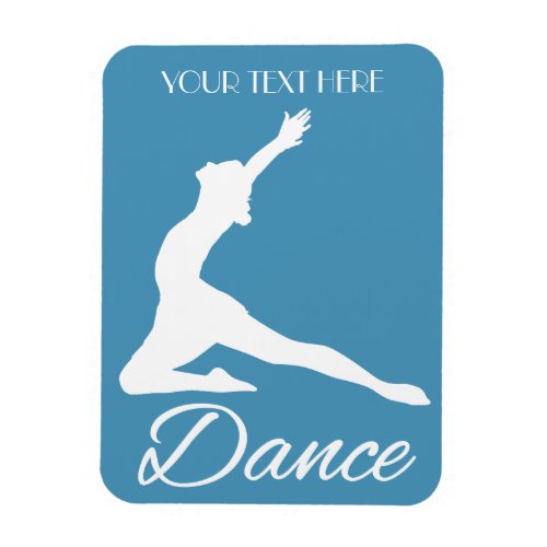 DANCE custom text  color magnet