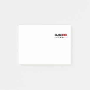 Dance Dad Hashtag Female Dancer square Post-it Notes