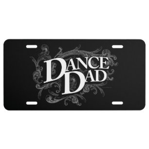 Dance Dad License Plate