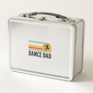 Dance Dad Vintage Retro Engraving Shirt Design_1 Metal Lunch Box