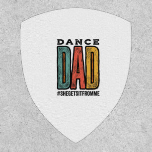 Dance Dad Vintage Typography Shirt Design_1 Patch