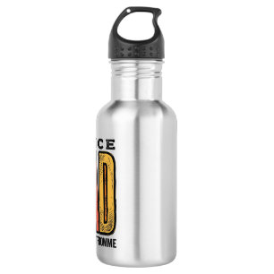 Dance Dad Vintage Typography Shirt Design_1 Stainless Steel Water Bottle