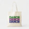 Dance Dance Dance Neon Small Tote