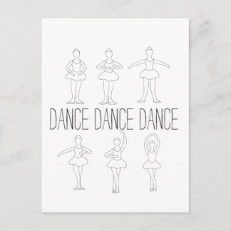 Dance Dance Dance Postcard