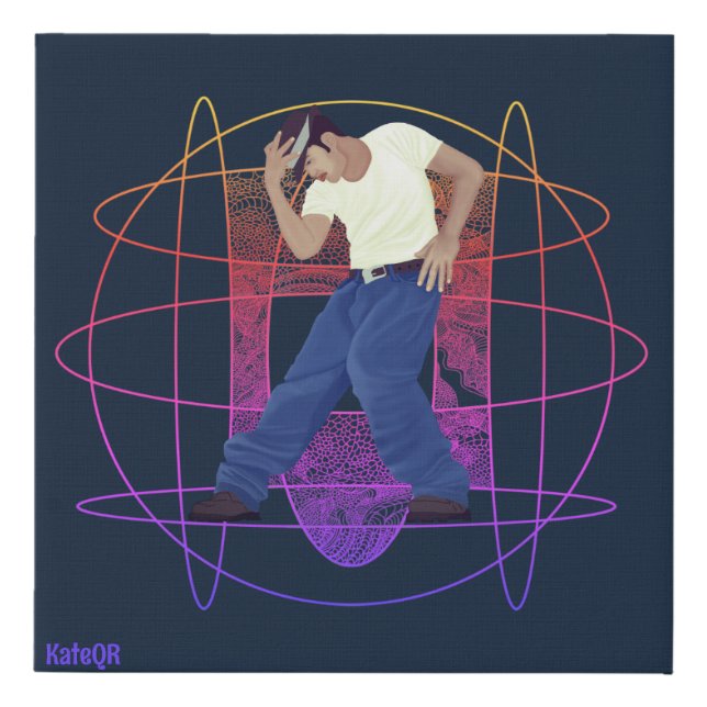 Dance Dance  Faux Canvas Print (Front)