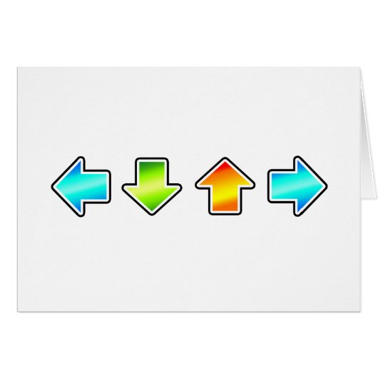 Dance Dance Revolution Cards (Front Horizontal)