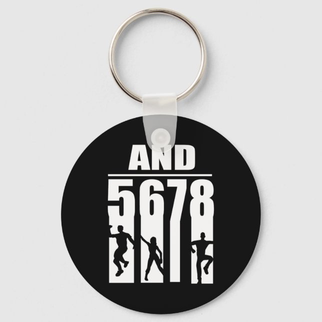 Dance Dancer Dancing Keychain (Front)