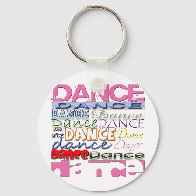 Dance Dancer's Products Keychain (Front)