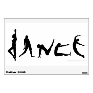 Dance Dancers Silhouettes Dancing Wall Decal